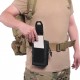 Tactical hidden single-shoulder waist bag, elastic waistband combination survival game accessory bag, tool bag Tactical hidden single-shoulder waist bag, elastic waistband combination survival game accessory bag, tool bag
