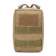 Outdoor tactical multi-shoulder accessory bag, military enthusiast MOLLE backpack shoulder strap bag, tool waist bag strap bag