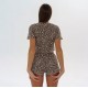 Amazon independent store's European-style summer halter pants sleepwear set, raised patterned fabric, women's home wear Amazon independent store's European-style summer halter pants sleepwear set, raised patterned fabric, women's home wear