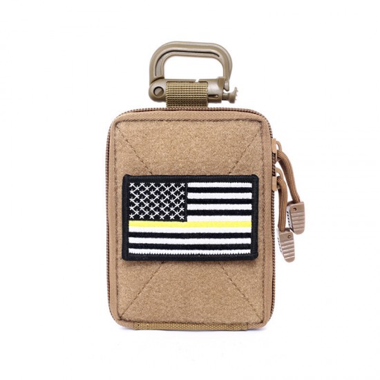 Outdoor medical storage bag, Molle camouflage accessory bag, multi-functional small waist bag, EDC tool bag Outdoor medical storage bag, Molle camouflage accessory bag, multi-functional small waist bag, EDC tool bag