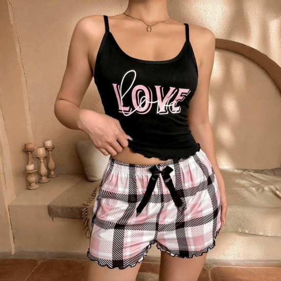 Newly launched European-style elastic sleepwear for women, lace-edged short pants with floral pattern, imitation cotton, cross-border home wear Newly launched European-style elastic sleepwear for women, lace-edged short pants with floral pattern, imitation cotton, cross-border home wear