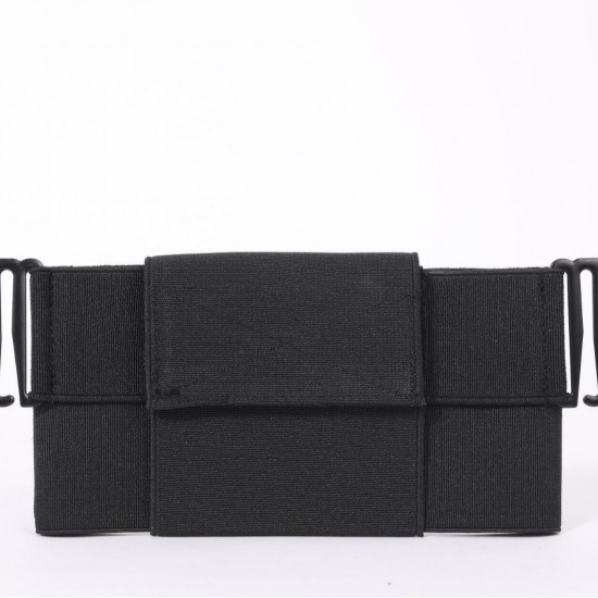 Multi-purpose nylon webbing water bottle bag Molle outdoor sports water bottle case Concealed folding water bottle bag