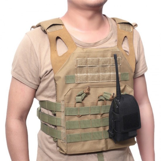 Realistic CS tactical MOLLE accessory bag outdoor mountaineering hiking travel waist bag running sports mobile phone bag