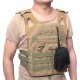 Realistic CS tactical MOLLE accessory bag outdoor mountaineering hiking travel waist bag running sports mobile phone bag