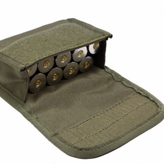 Hoyoo outdoor tactical 10-hole multi-functional 12g storage bag, MOLLE accessory bag, bag for tactical accessories, bullet waist bag