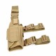 1000D nylon men's and women's outdoor sports MOLLE mobile phone miscellaneous storage bag, hiking and trekking travel waist bag