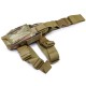 1000D nylon men's and women's outdoor sports MOLLE mobile phone miscellaneous storage bag, hiking and trekking travel waist bag