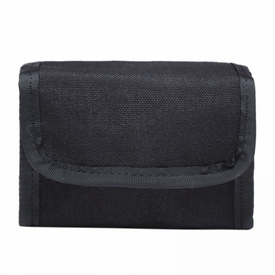 Hoyoo outdoor tactical 10-hole multi-functional 12g storage bag, MOLLE accessory bag, bag for tactical accessories, bullet waist bag