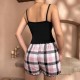 Newly launched European-style elastic sleepwear for women, lace-edged short pants with floral pattern, imitation cotton, cross-border home wear Newly launched European-style elastic sleepwear for women, lace-edged short pants with floral pattern, imitation cotton, cross-border home wear