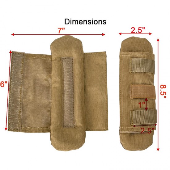 Cross-border lightweight outdoor training backpack shoulder pad, breathable tactical vest shoulder pad, shoulder cushion anti-slip padding Cross-border lightweight outdoor training backpack shoulder pad, breathable tactical vest shoulder pad, shoulder cushion anti-slip padding