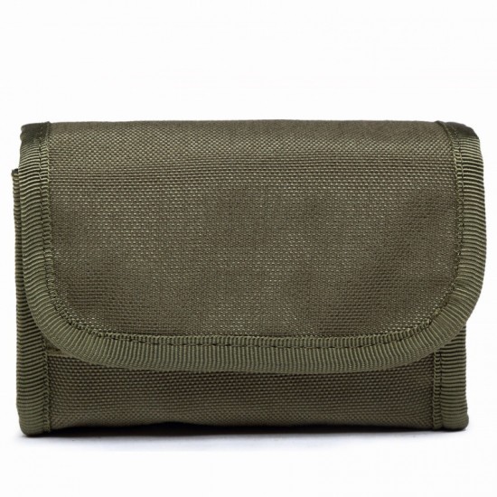 Hoyoo outdoor tactical 10-hole multi-functional 12g storage bag, MOLLE accessory bag, bag for tactical accessories, bullet waist bag