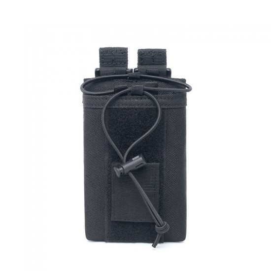 Outdoor multi-functional walkie-talkie bag, Molle tactical walkie-talkie bag, military enthusiast outdoor sports camouflage accessory bag Outdoor multi-functional walkie-talkie bag, Molle tactical walkie-talkie bag, military enthusiast outdoor sports camouflage accessory bag
