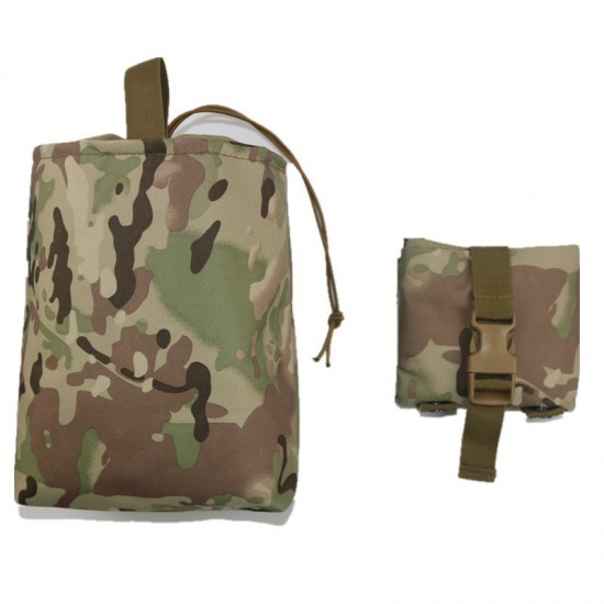 Tactical folding storage bag, military enthusiast outdoor portable storage bag, multi-functional small waist bag, Molle accessory bag Tactical folding storage bag, military enthusiast outdoor portable storage bag, multi-functional small waist bag, Molle accessory bag